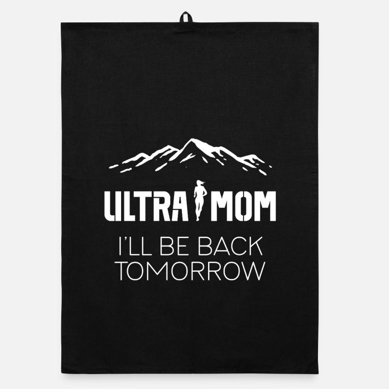 Ultra Mom - I'll Be Back Tomorrow Organic dish towel