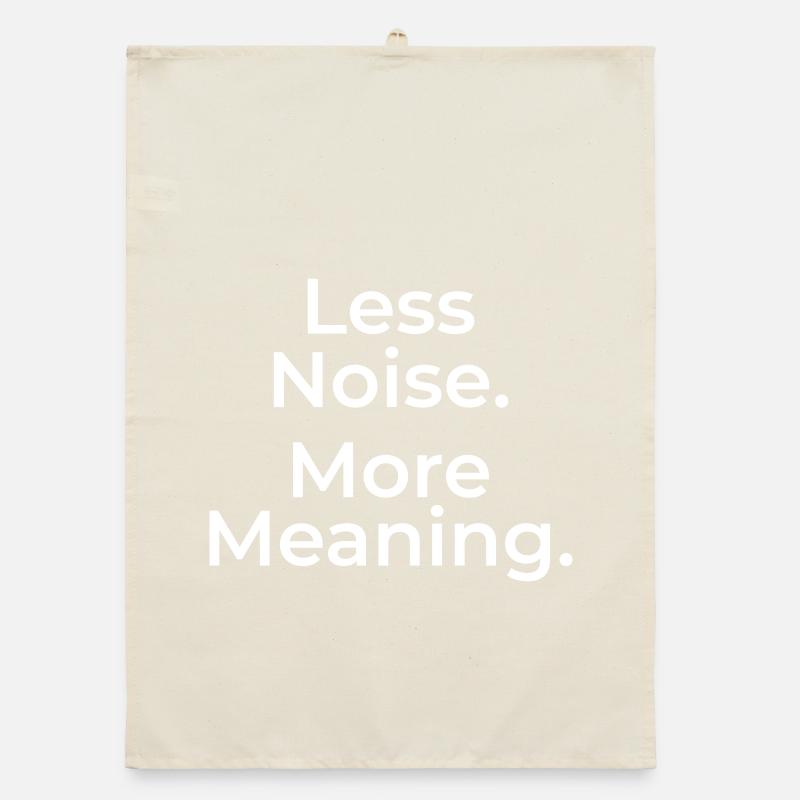 Moins de bruit. Plus de sens. – Chemise statement Torchon bio