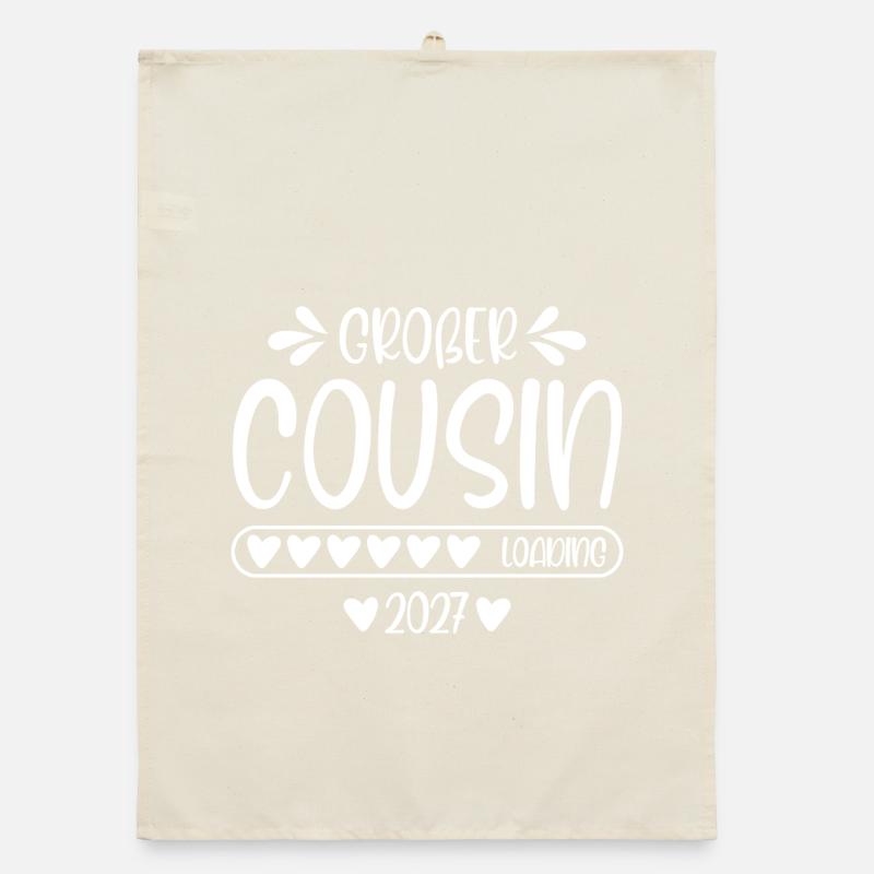 Big Cousin 2027 loading Organic dish towel