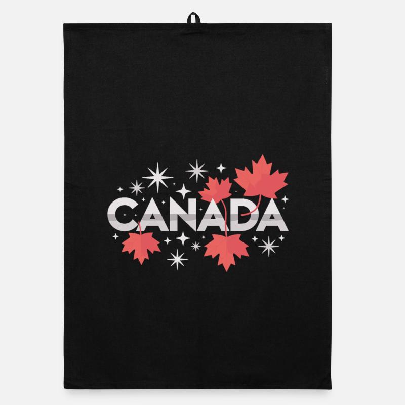 Canada Maple Leaf Gift Idea Organic dish towel