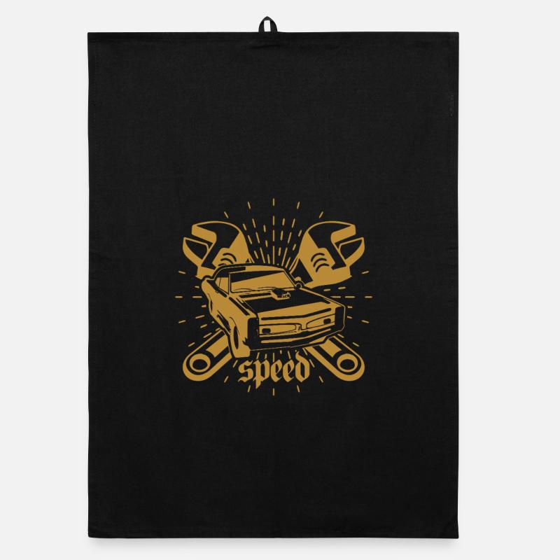 Workshop Speed Screwdriver Mechanic Power Art Organic dish towel