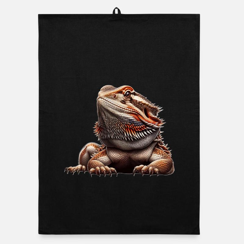 Bartagame - Organic Geschirrtuch - Schwarz