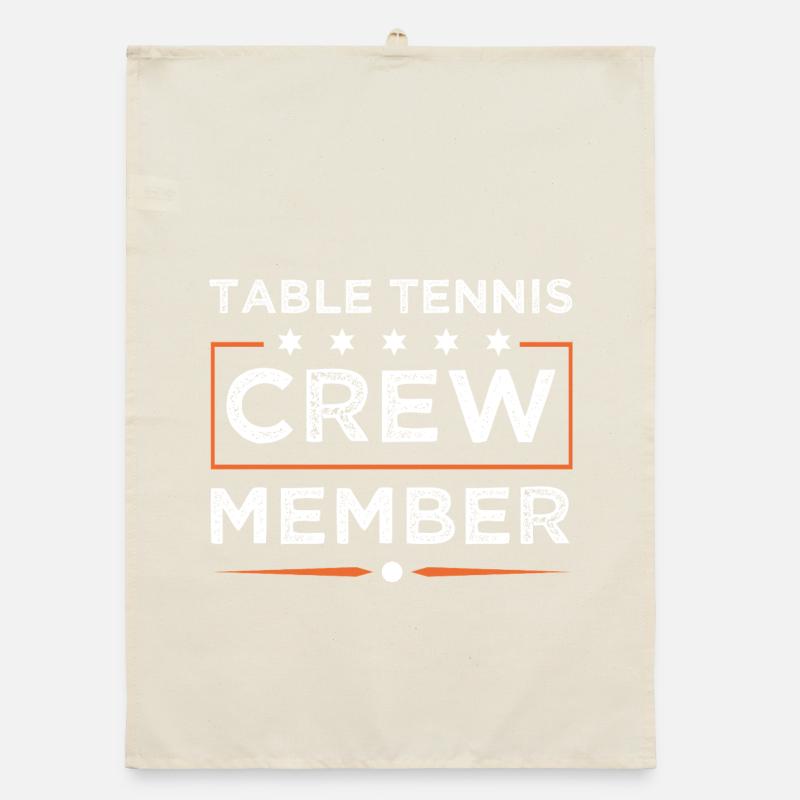 Table Tennis Crew Organic dish towel