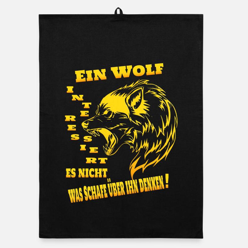 Wolf Rudel Alphatier Organic Geschirrtuch