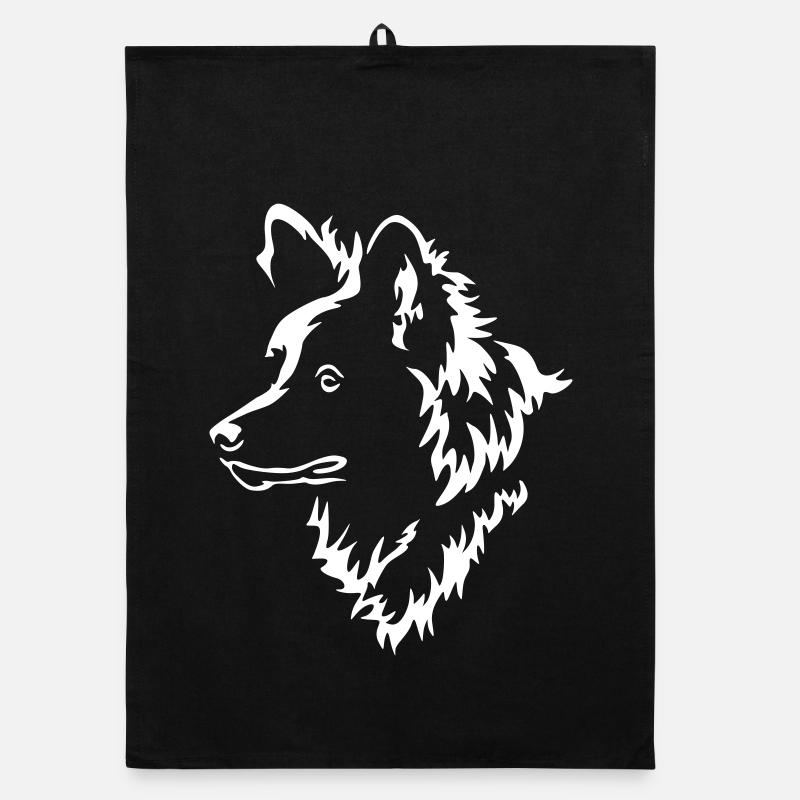 Spitz Kopf "Black Edition" Organic Geschirrtuch