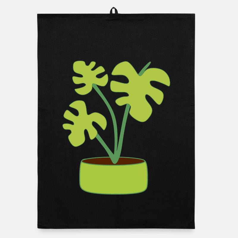 Muttertags Geschenk Mutter Muttertag Geschenkidee  - Organic Geschirrtuch - Schwarz