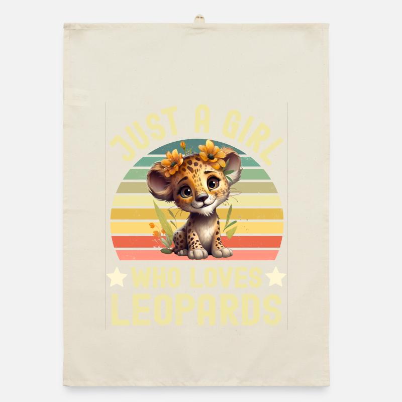 Leopard Organic Geschirrtuch