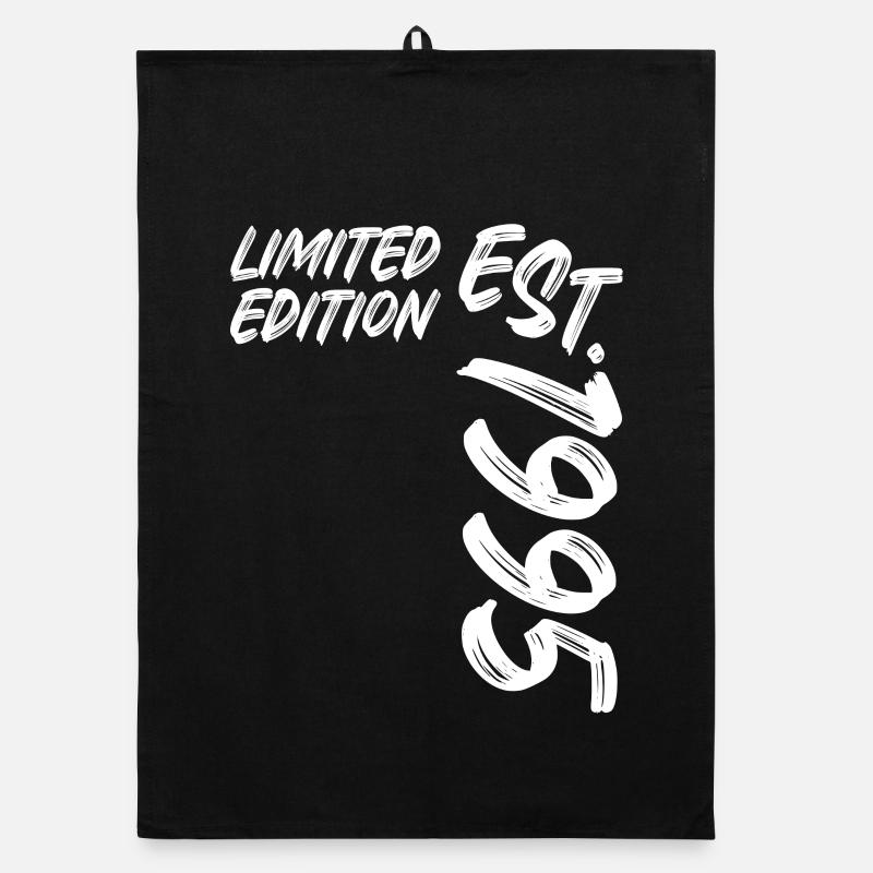 Limited Edition Est. 1995 - Organic Geschirrtuch - Schwarz