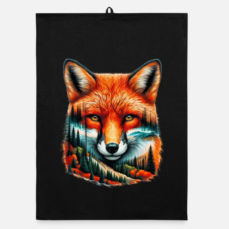 Fox Organic dish towel