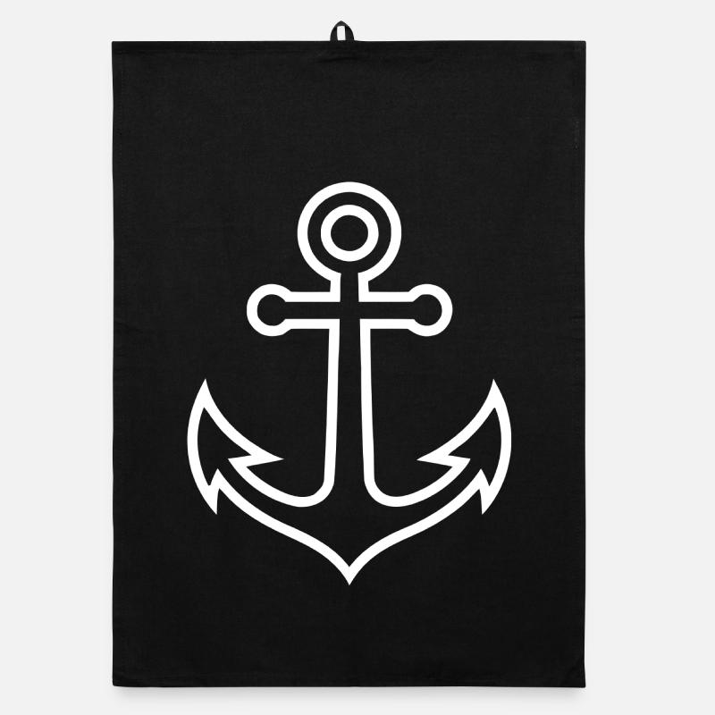 Ancre nautique simple Torchon bio