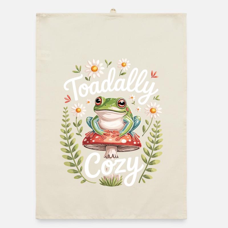 Tree Frog Humor Tree Frog Organic dish towel
