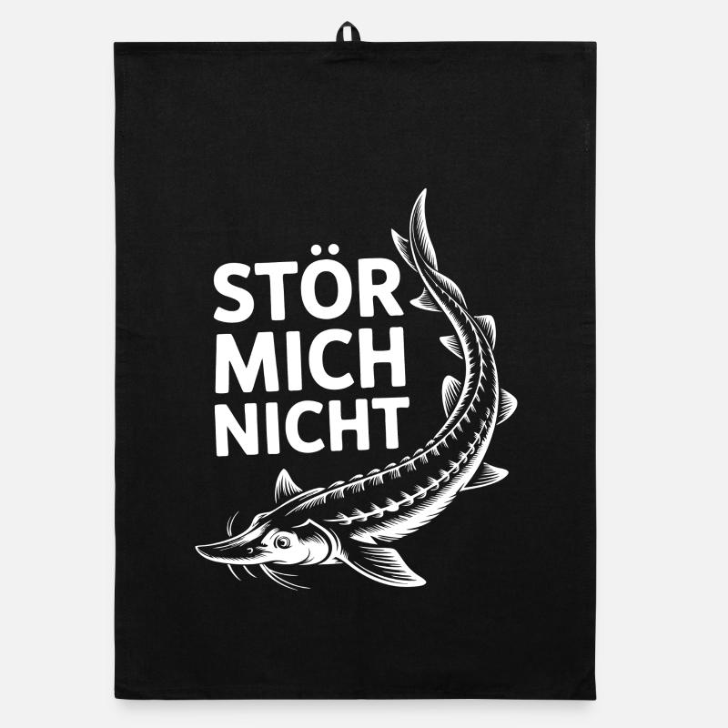Motif de poisson Don’t Disturb Me Torchon bio
