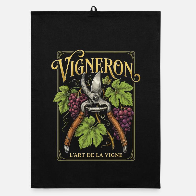 Winemaker Passion Viticulture Wine Organic dish towel