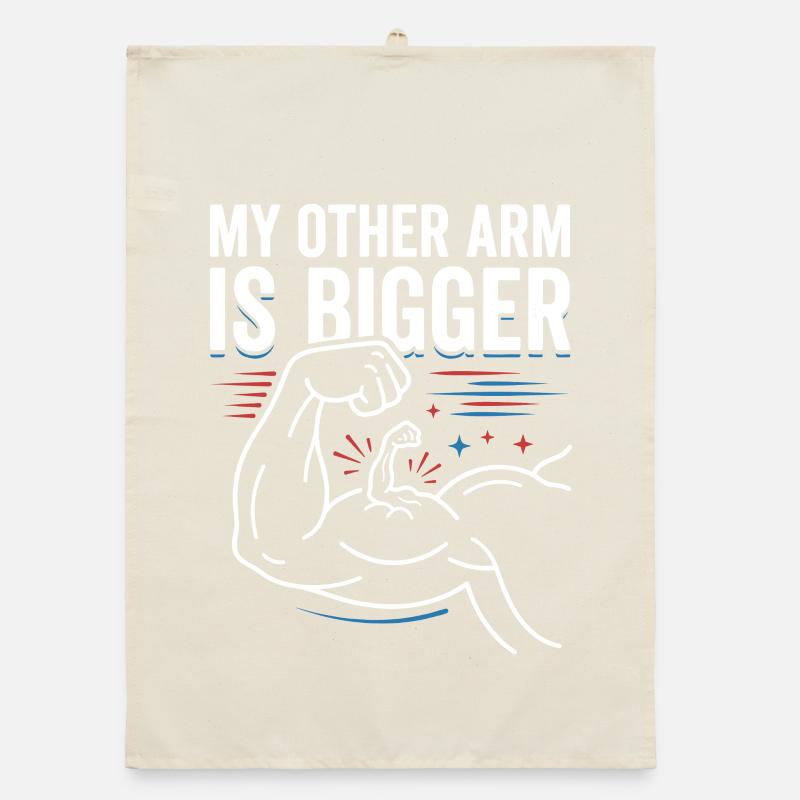 Other Arm Bigger Meme Organic dish towel