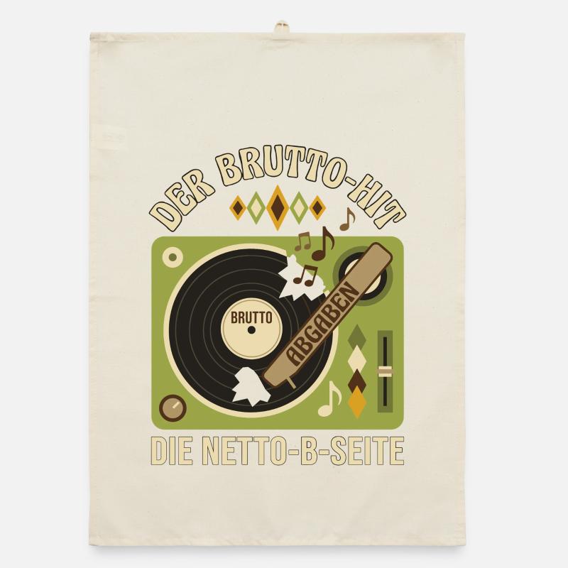 The gross hit The net B-side Organic dish towel