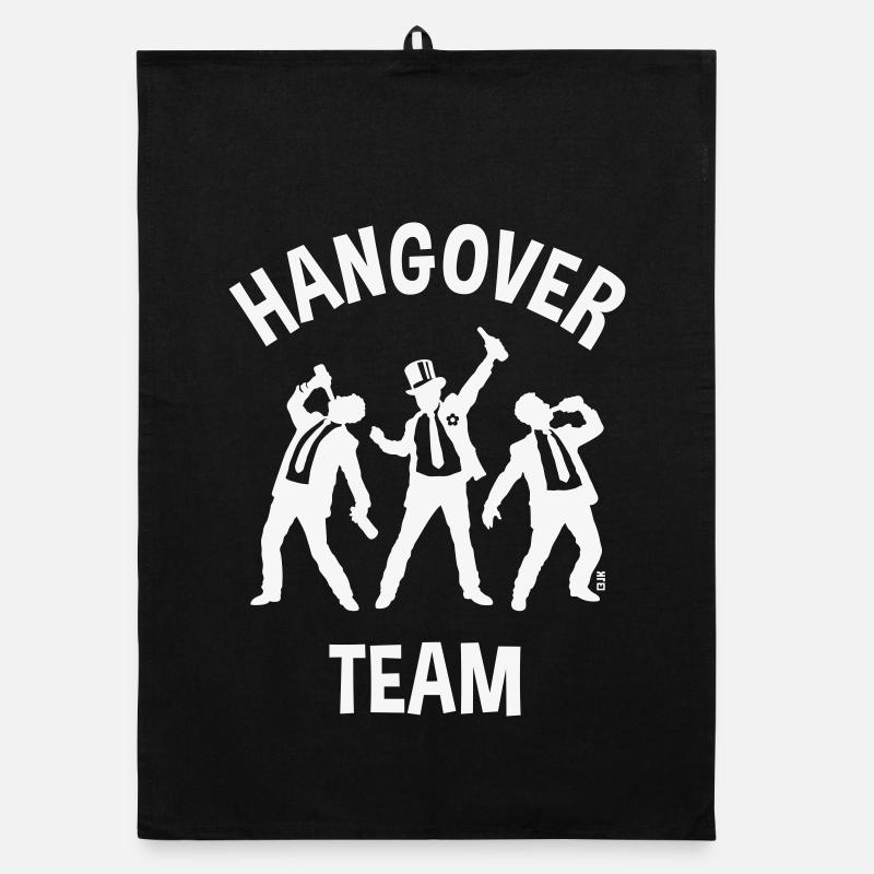 Hangover Team (JGA Junggesellenabschied Bier / W) Organic Geschirrtuch