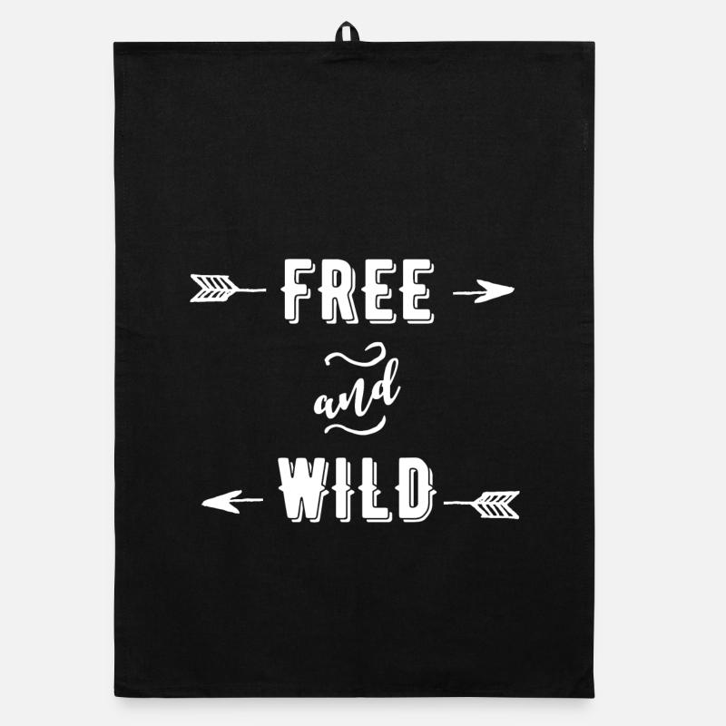 Free and Wild Organic dish towel