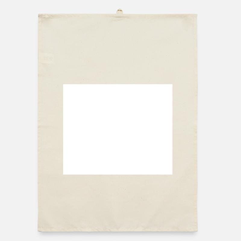 Quatrat in white Organic dish towel
