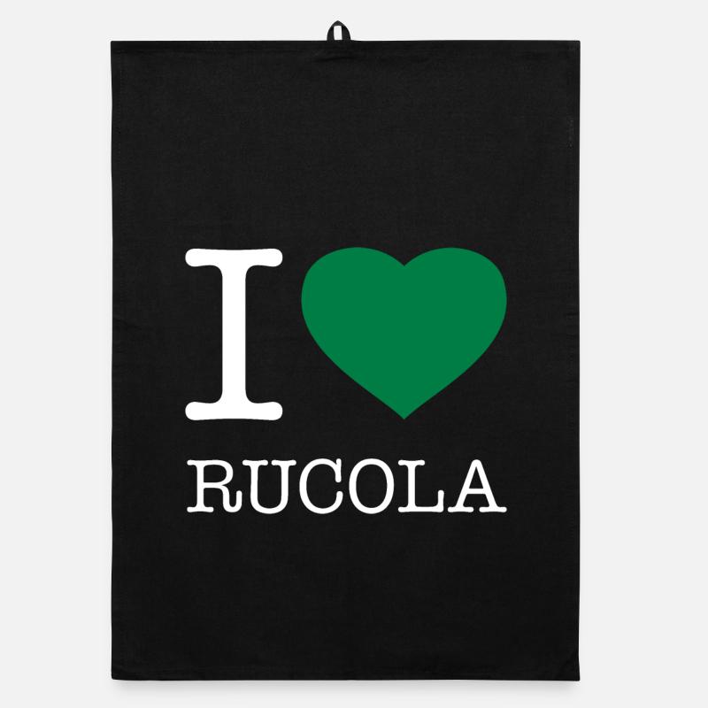 I LOVE ARUGULA Arugula Organic dish towel