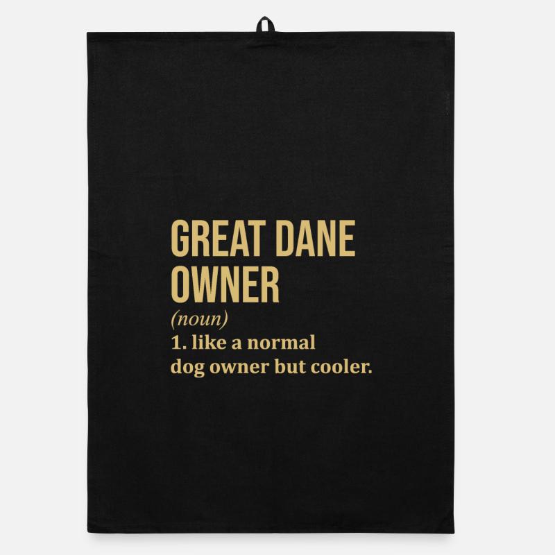 Deutsche Dogge Organic Geschirrtuch