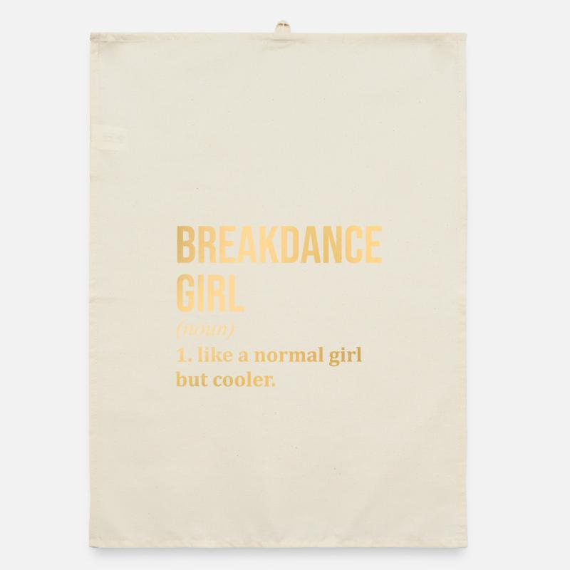 Breakdance Organic dish towel