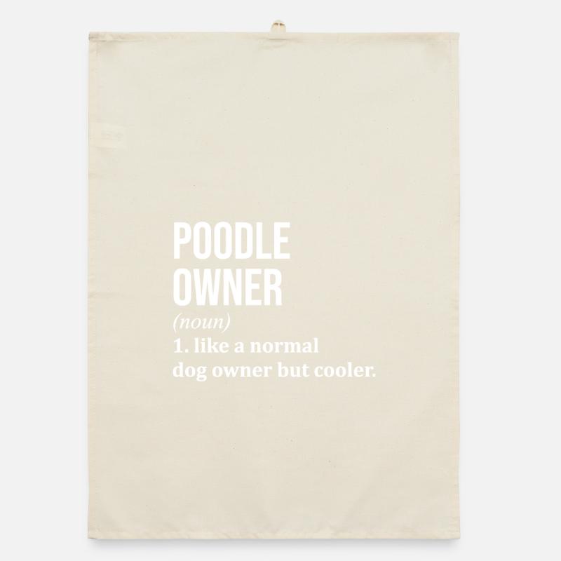 Poodle Organic dish towel