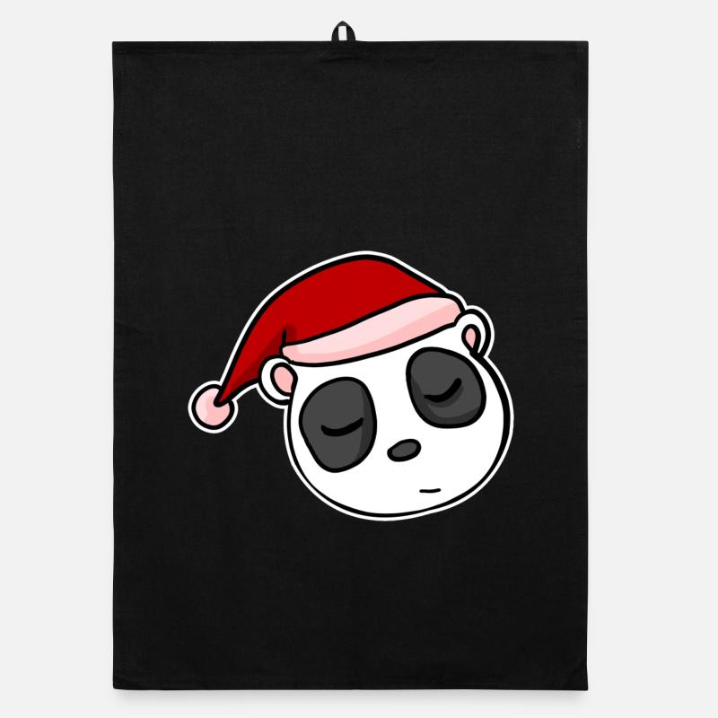 Panda Noël Noël Avent Torchon bio