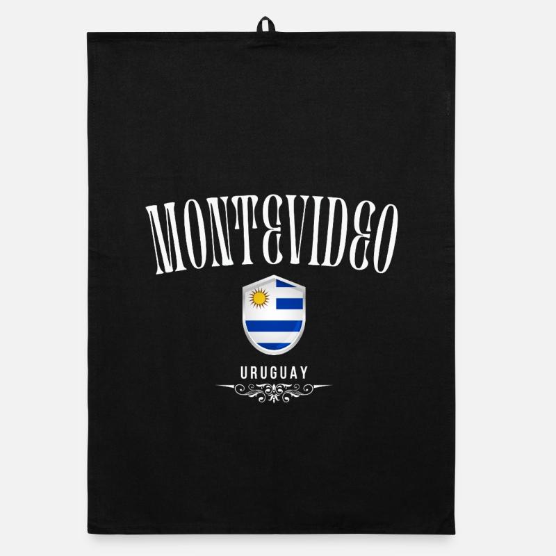 Ich liebe Montevideo, uruguayischer Stolz Organic Geschirrtuch