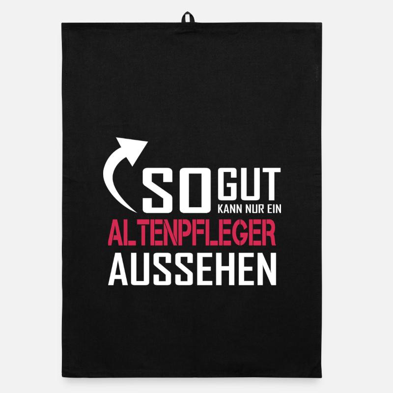 So gut kann nur ein Altenpfleger aussehen Organic Geschirrtuch