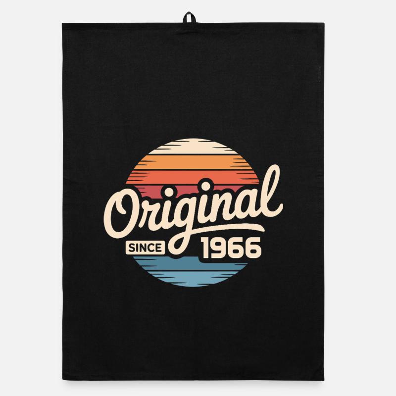 Cadeau d’anniversaire vintage 1966 1966 Torchon bio