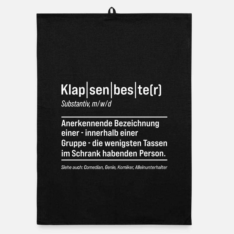 Définition de Klapenbester Expressions amusantes Torchon bio