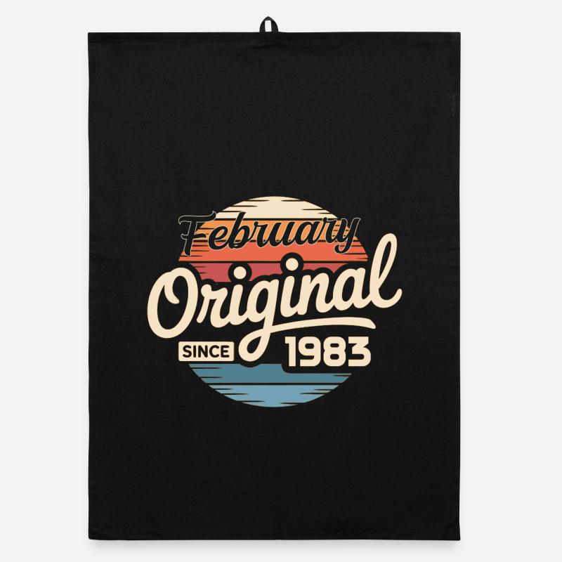 February 1983 Birthday present February 1983 Organic dish towel