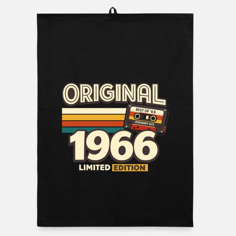 Cadeau vintage original de 1966 Torchon bio