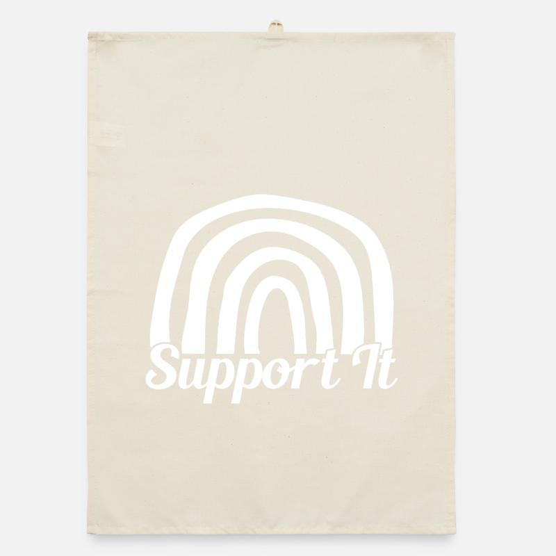 Social Worker Quote Support It Social Work Organic Geschirrtuch