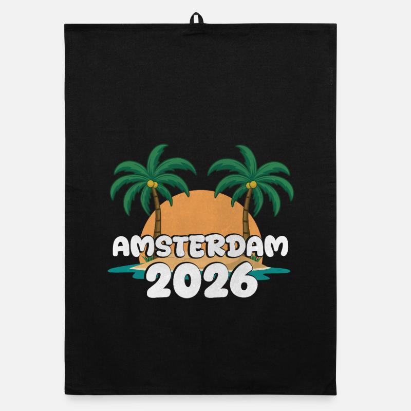Amsterdam 2026 Organic Geschirrtuch