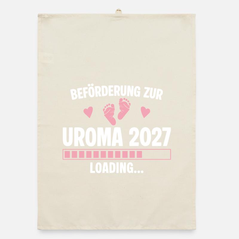 Beförderung zur Uroma 2027 – Loading Organic Geschirrtuch