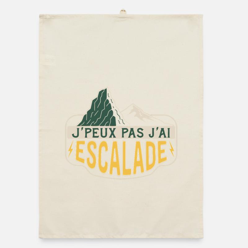 Escalade J’peux pas Torchon bio