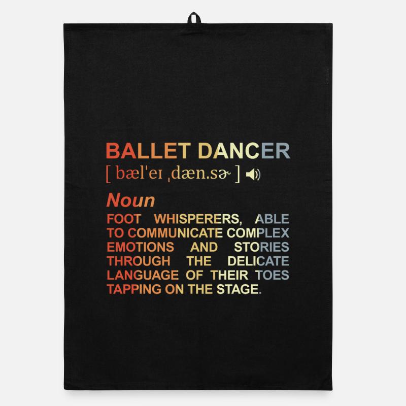 Ballet dancer Explanation of terms Organic dish towel