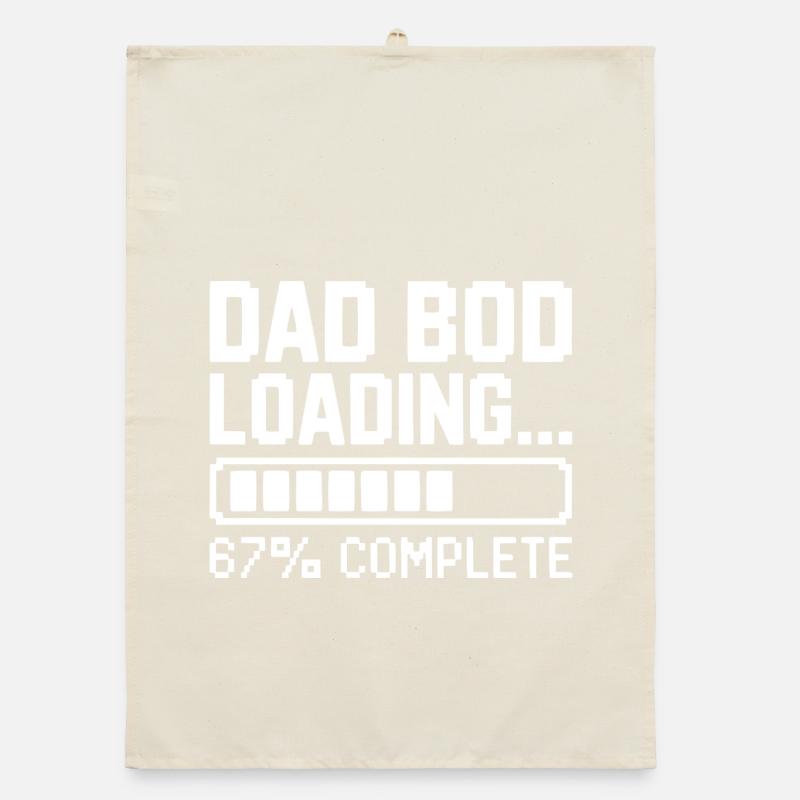 Dad Bod Loading Organic dish towel
