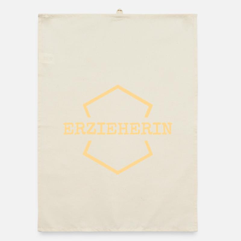 Kindergarten teacher as work Organic dish towel