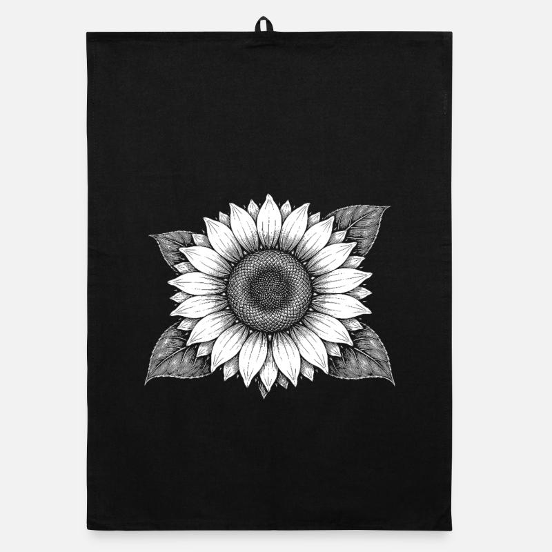 Sonnenblume Strahlenzauber Organic Geschirrtuch
