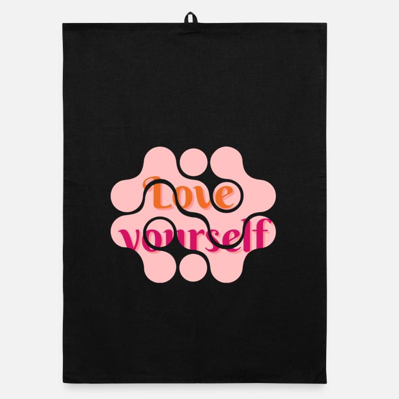 love yourself Organic dish towel