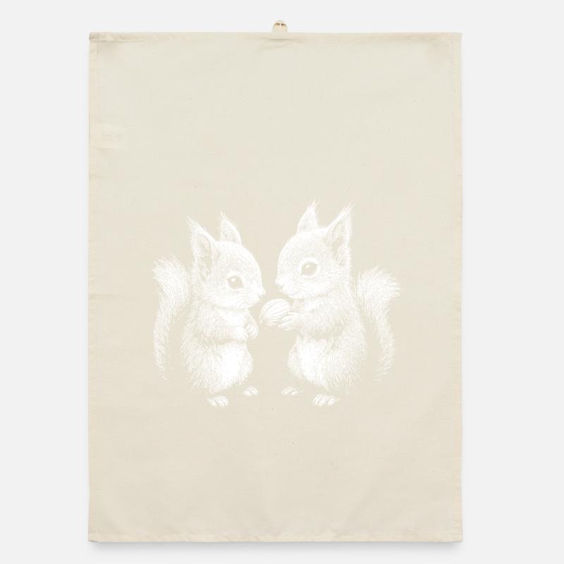 Eichhörnchen Organic Geschirrtuch