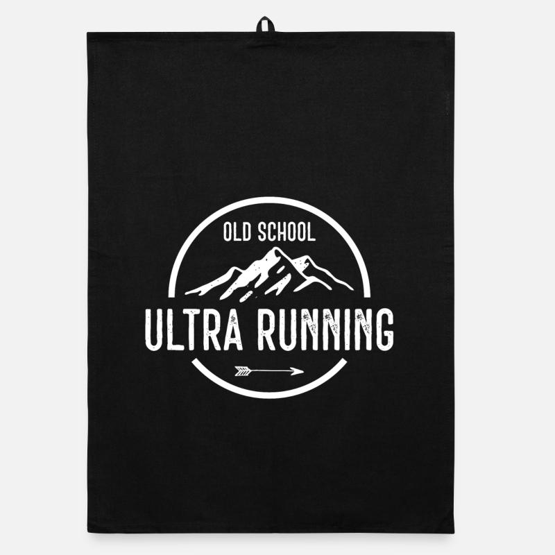 Old-School-Ultra-Running Organic Geschirrtuch
