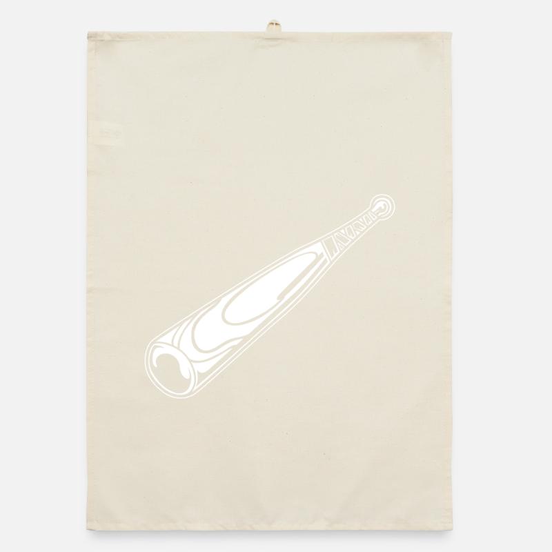 Baseball bat Organic dish towel