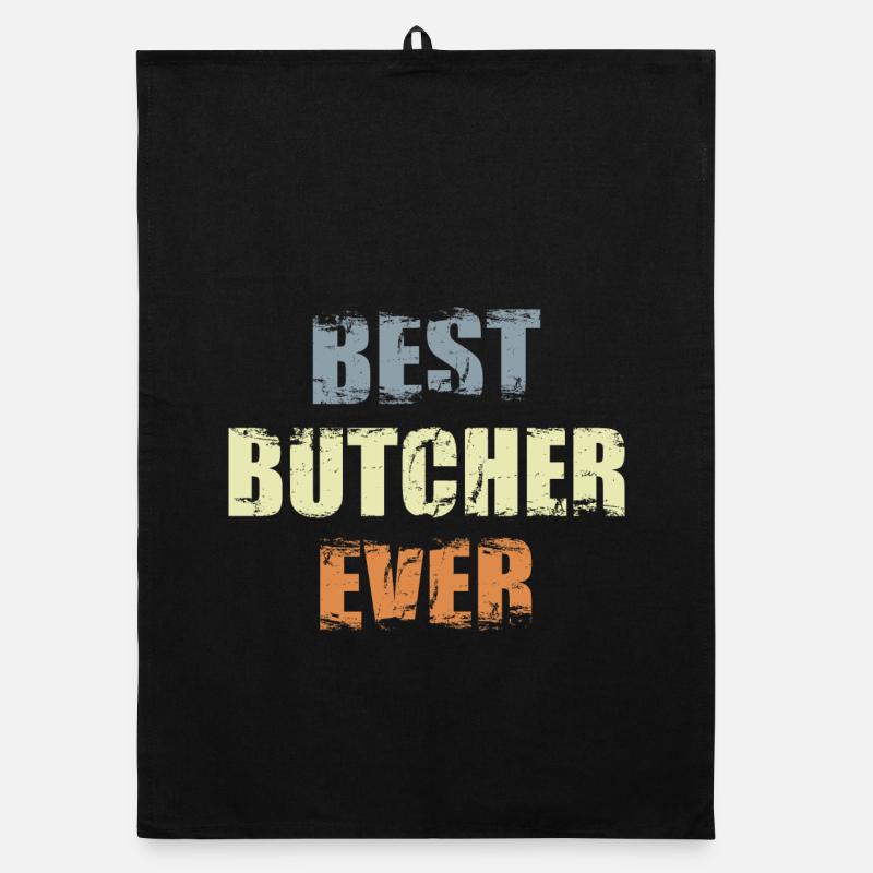 Le meilleur boucher de tous les temps Torchon bio