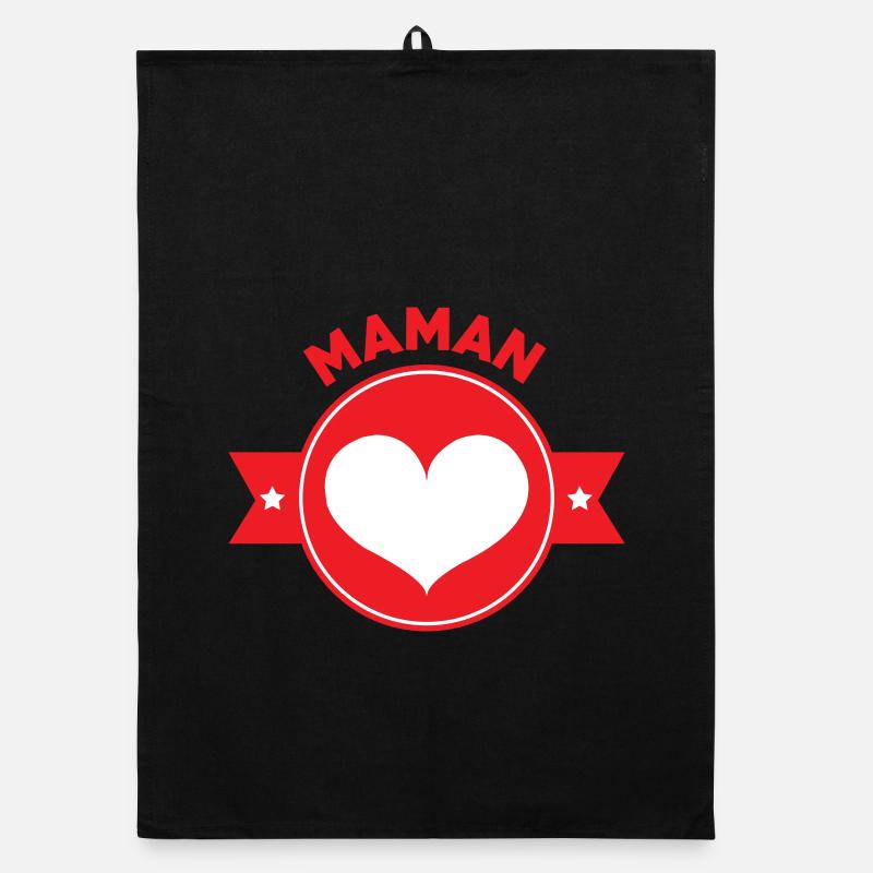 Maman d'Amour - Muttertag Organic Geschirrtuch