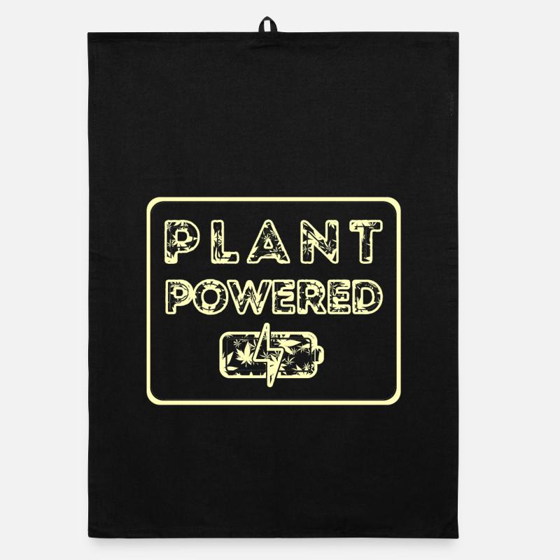 Alimenté par des plantes Torchon bio