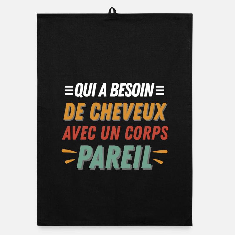 Chauve,Pas besoin de cheveux avec ce corps de rêve Torchon bio