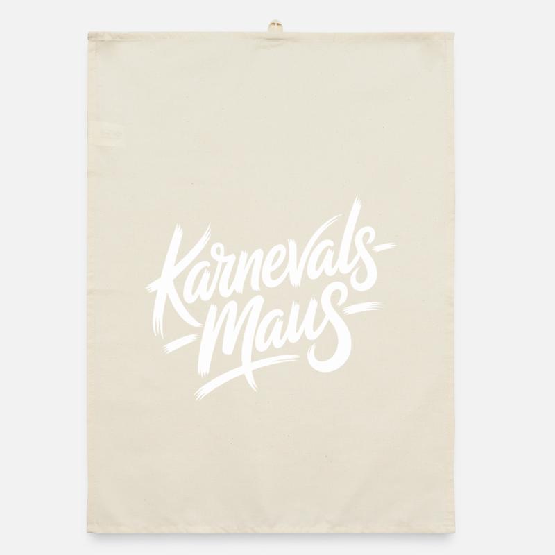 Karnevalsmaus Karneval Köln Kölner Karnevals Maus Organic Geschirrtuch